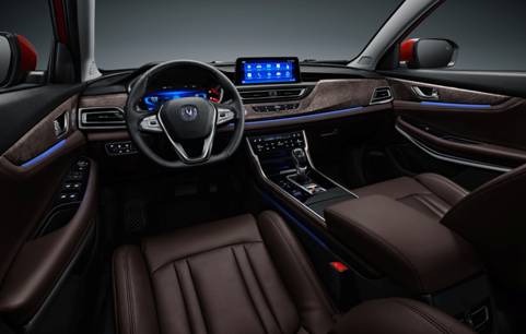 CS75内饰 三种氛围灯 蓝